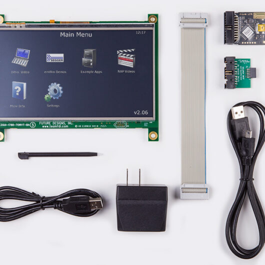 A photo of 7.0″ Resistive Touchscreen LCD GUI kit